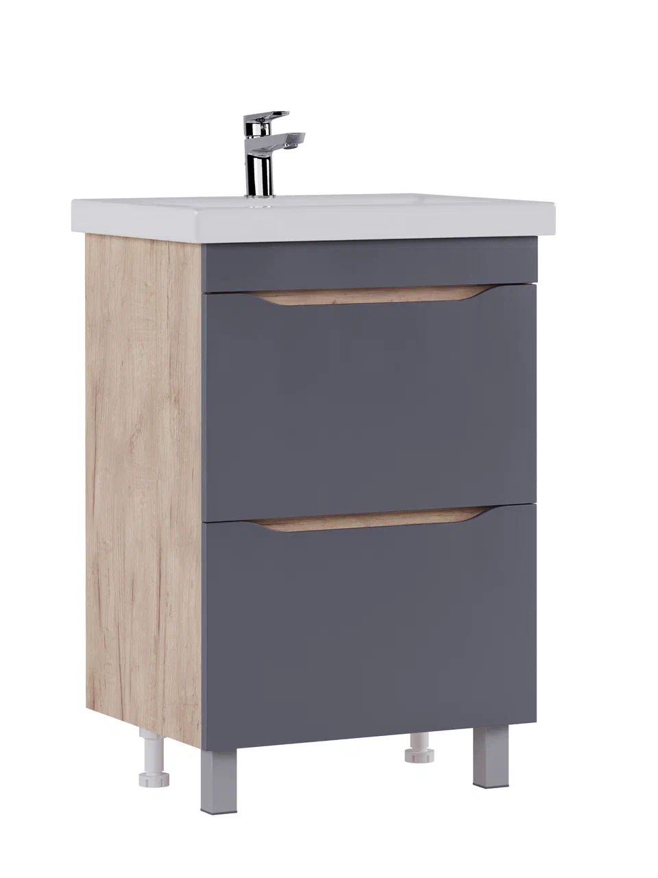 Тумба под раковину VIGO Wave 60 напольная 358 дуб золотой