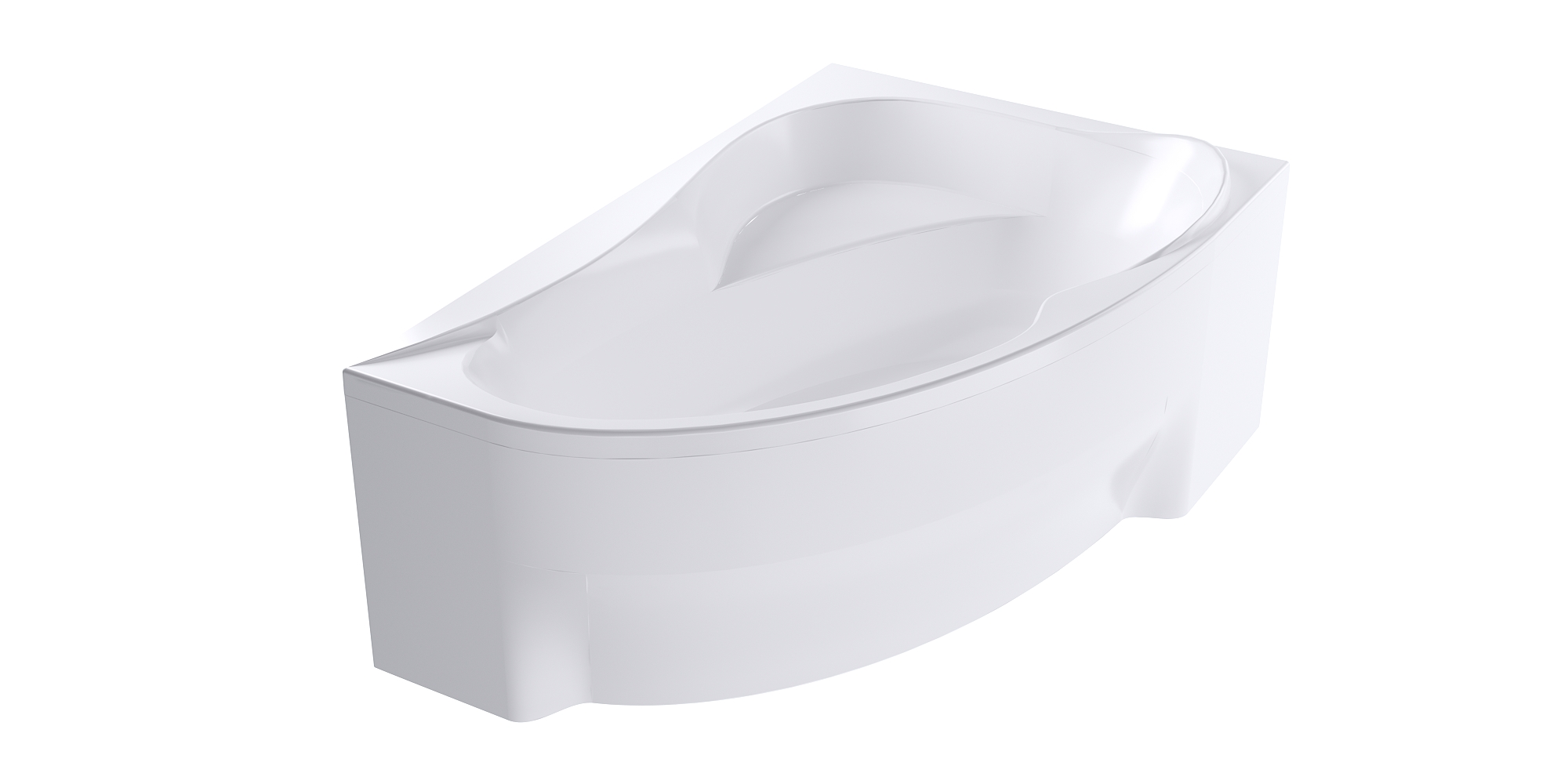 Экран для ванны фронтальный ALEX BAITLER PFL17L 2100х580 мм белый