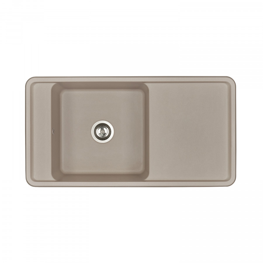 Мойка для кухни  Беллис 97 970x510x250 мм, прямоуг., серый шелк