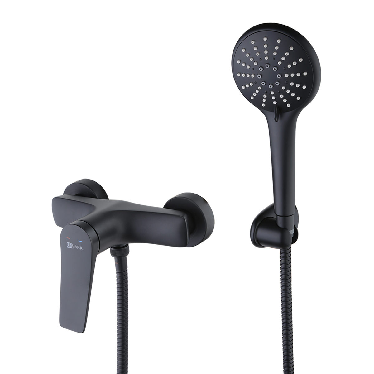 Bronx Смеситель для душа, без излива лейка, р/ОД, черный, LM, LM3703BL