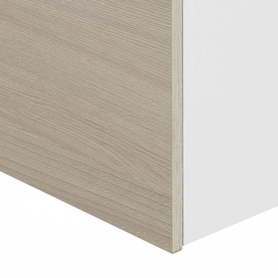 Тумба АСТИ 55, подвесная, белый, ясень шимо (под раковину АДРИАНА 55)