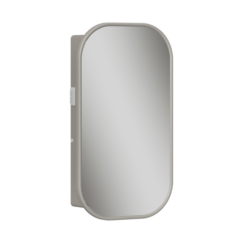 Шкаф зеркальный с подсветкой EQUIL Desert 45 универсальный, амарок  (szDSRT.LED45.R/L-25)