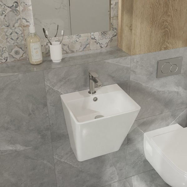 Раковина-моноблок VALLERI ОМА белая (Вн Ум1909)