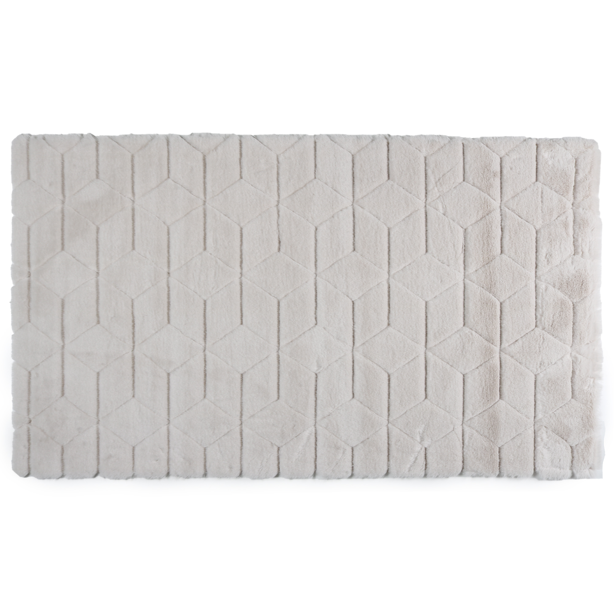 Коврик для ванной 1-ый Fixsen DIAMONT, FX-9050A, бежевый, 70х120 см