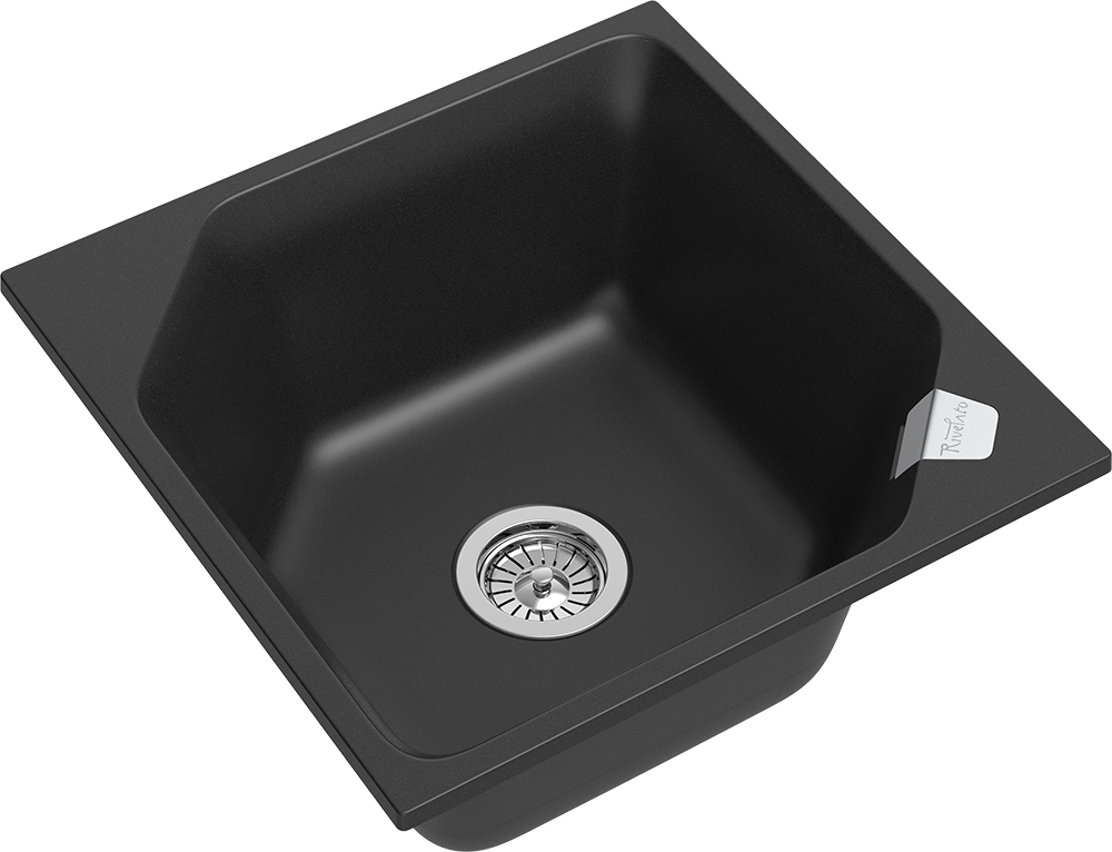 RIVELATO Мойка LOCUS 50  1-чаш 500*500 antracite арт.