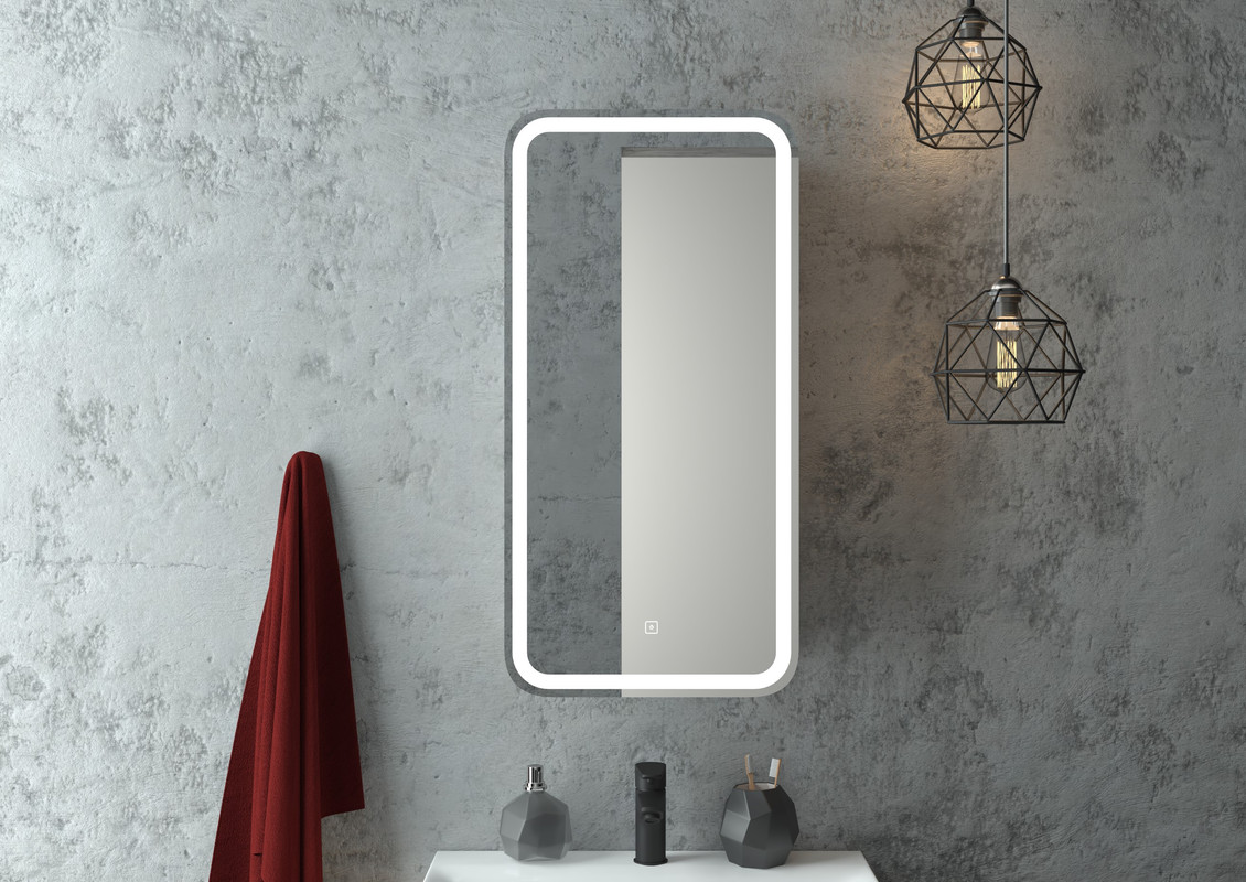 Зеркало-шкаф Elliott LED 400х800 правый