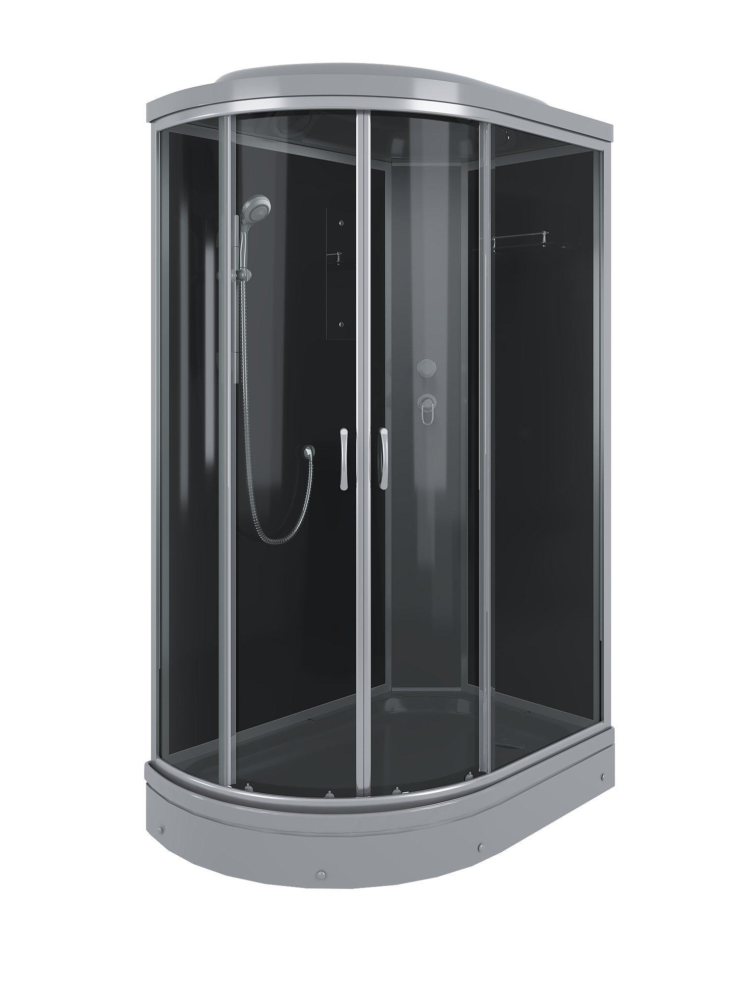 Душевая кабина ERLIT™ ER3512PR-C2-RUS_GRAY (1200*800*2150)