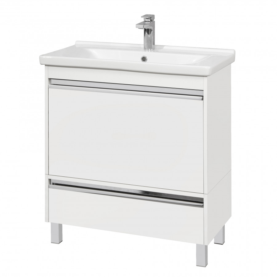 Тумба КАПРИ 80, белая (под раковину МИРАНДА 80)