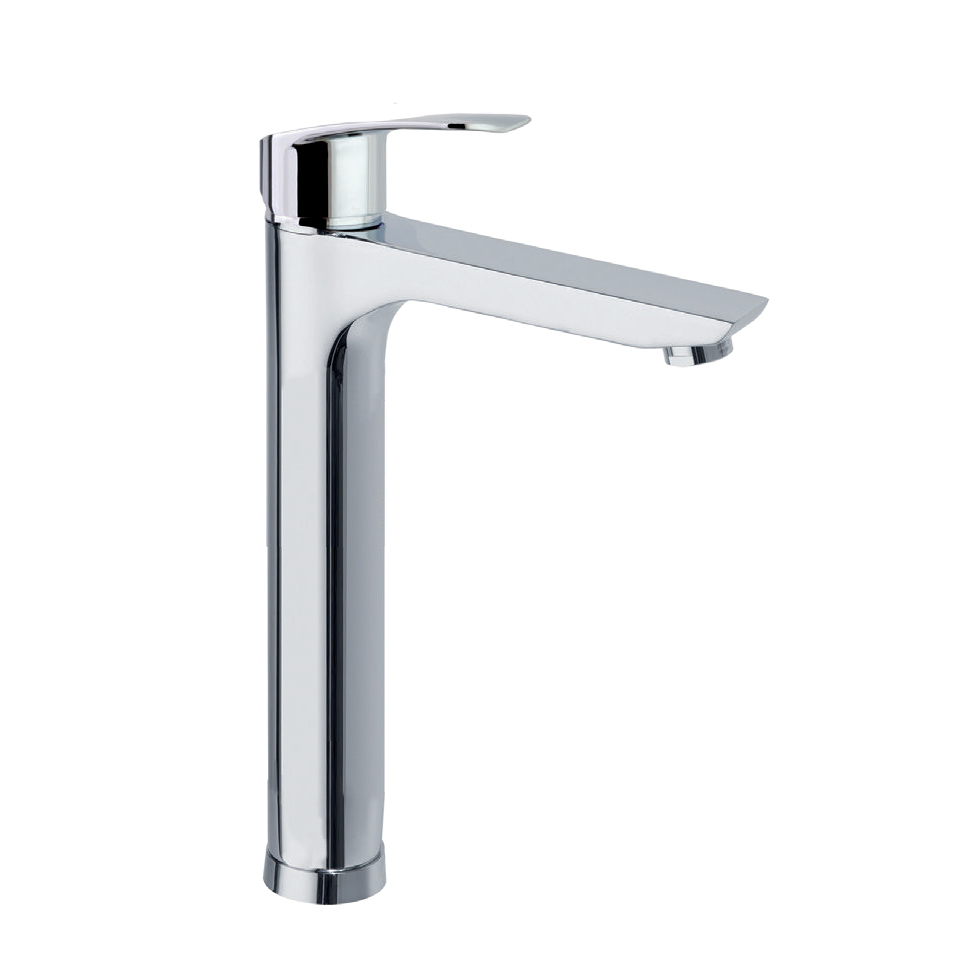 Смеситель высокий для раковины чаши однорычажный NEW FLY 571001 (L)