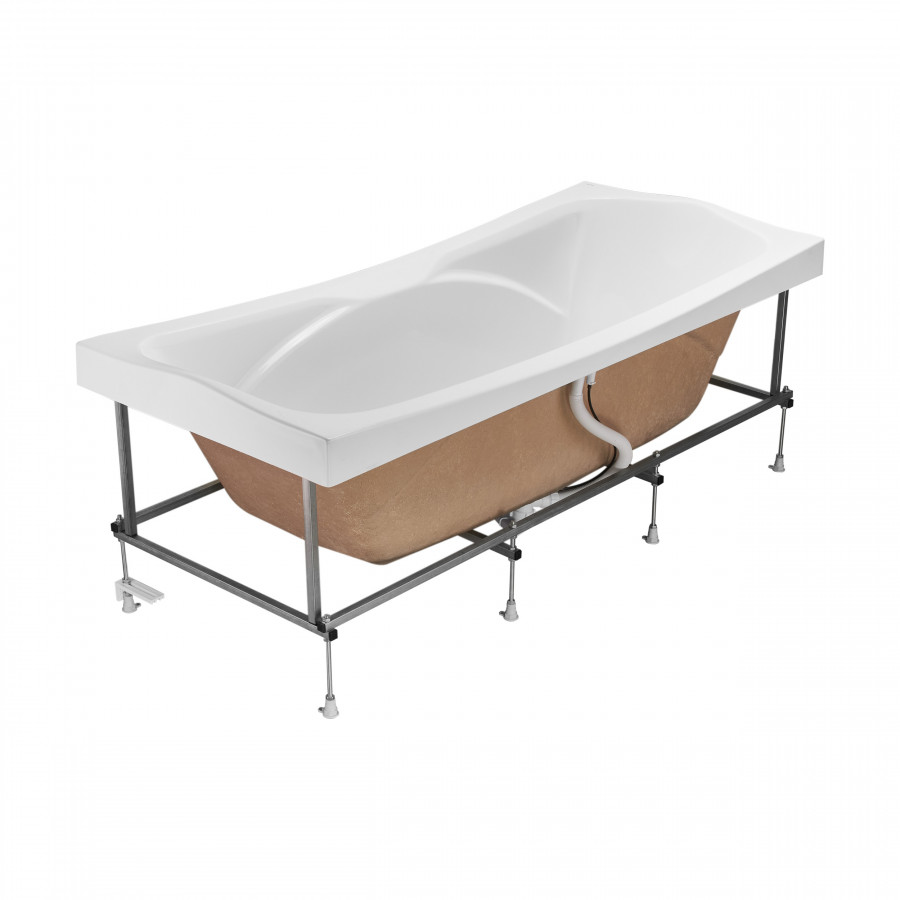 Монтажный комплект для ванны КОРСИКА 180х80 см. (рама, слив-перелив с сифоном, крепеж к стене, крепе