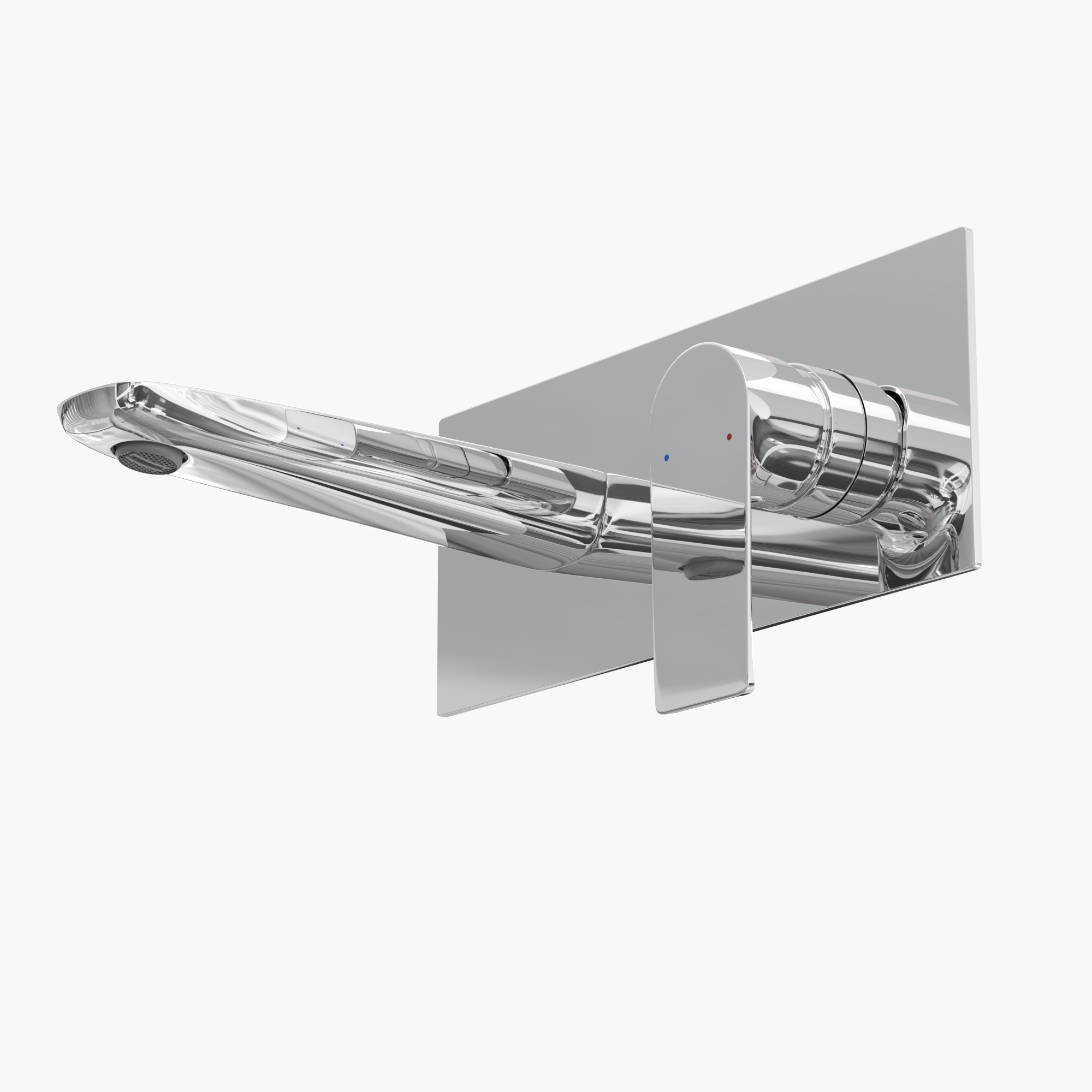 Смеситель для раковины VENTAS S скрытого монтажа, совместный, хром глянцевый, BERGES