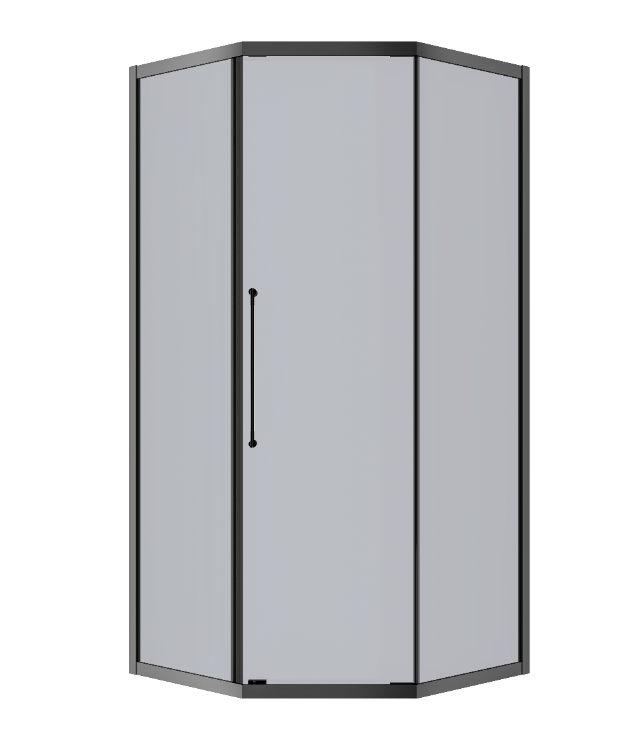 Душевой уголок MARIO 1 серия RIO1590B4 тонированное стекло