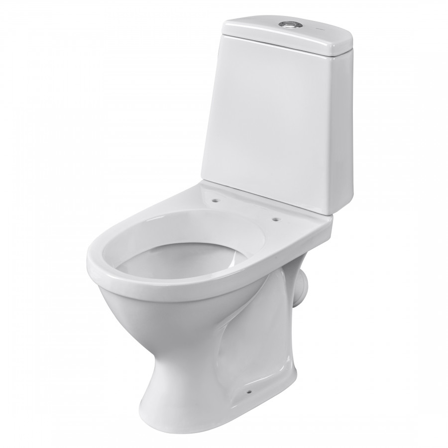 Унитаз-компакт Прайм (комфорт) (сид. полипр.с S-C, арм.2-х реж. Псков), белый SANTERI