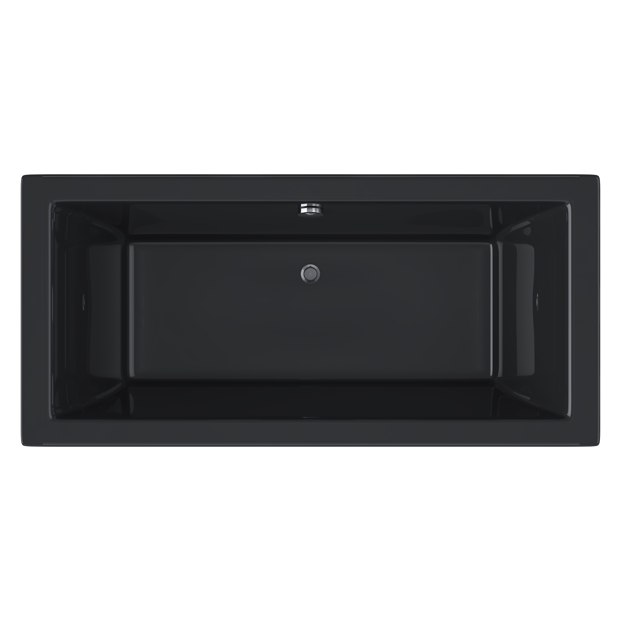 TARI Ванна акриловая 170х80, черный глянец, BERGES