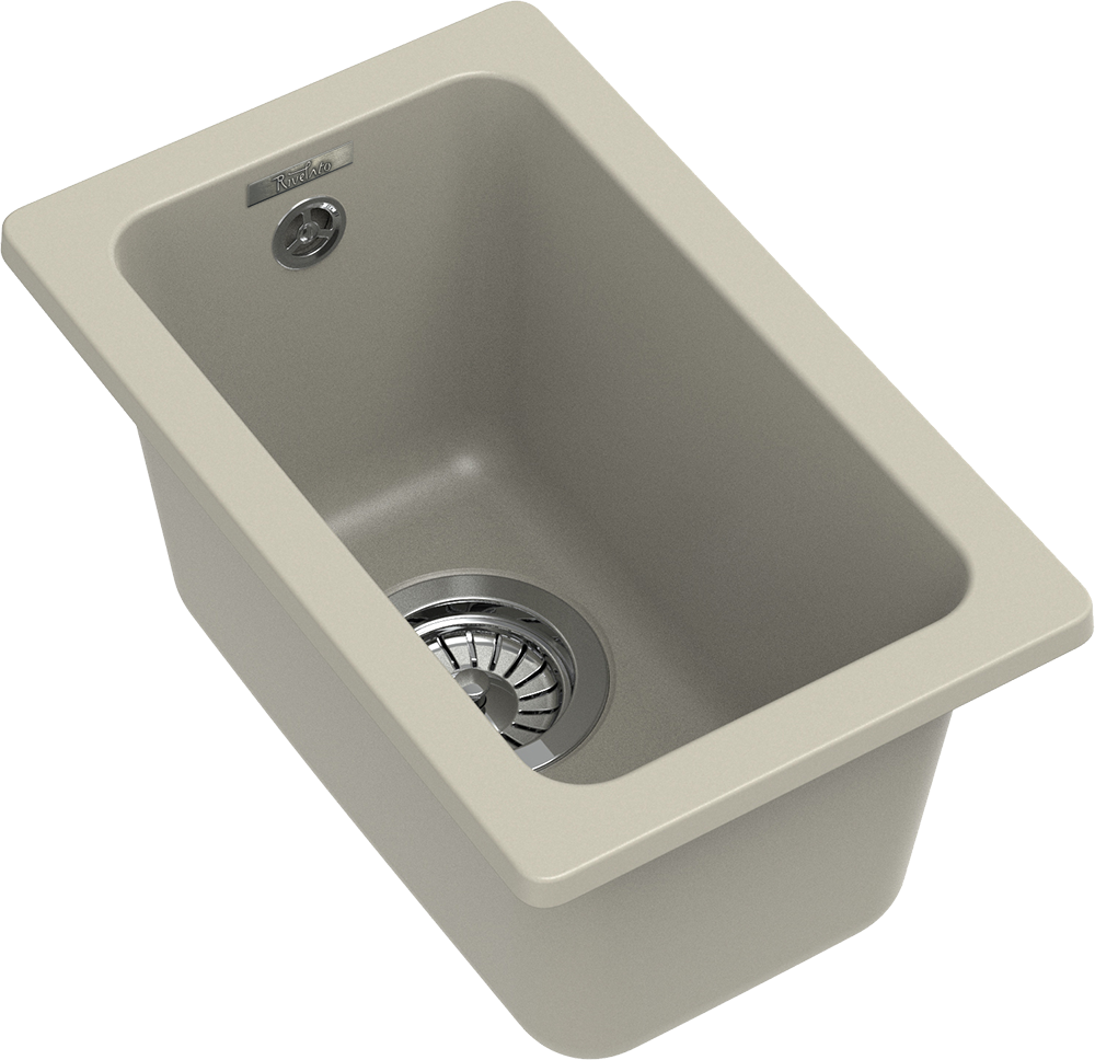 RIVELATO Мойка BERKANA 25 подст.монтаж 1-чаш 305*455 topazio арт.