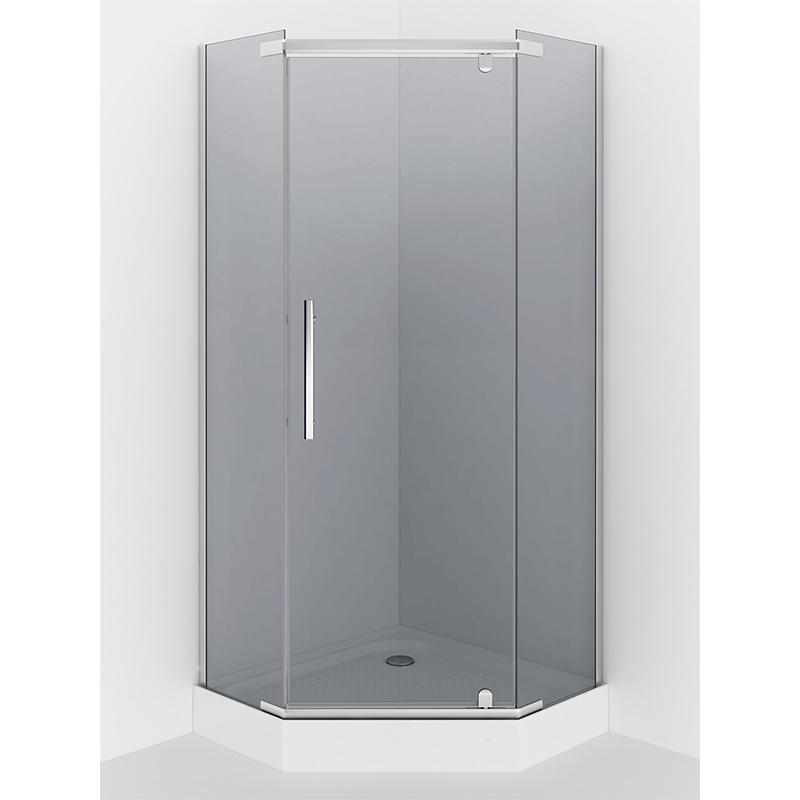 Душевой уголок ERLIT 101 серия ER10110V-C4 тонированное стекло