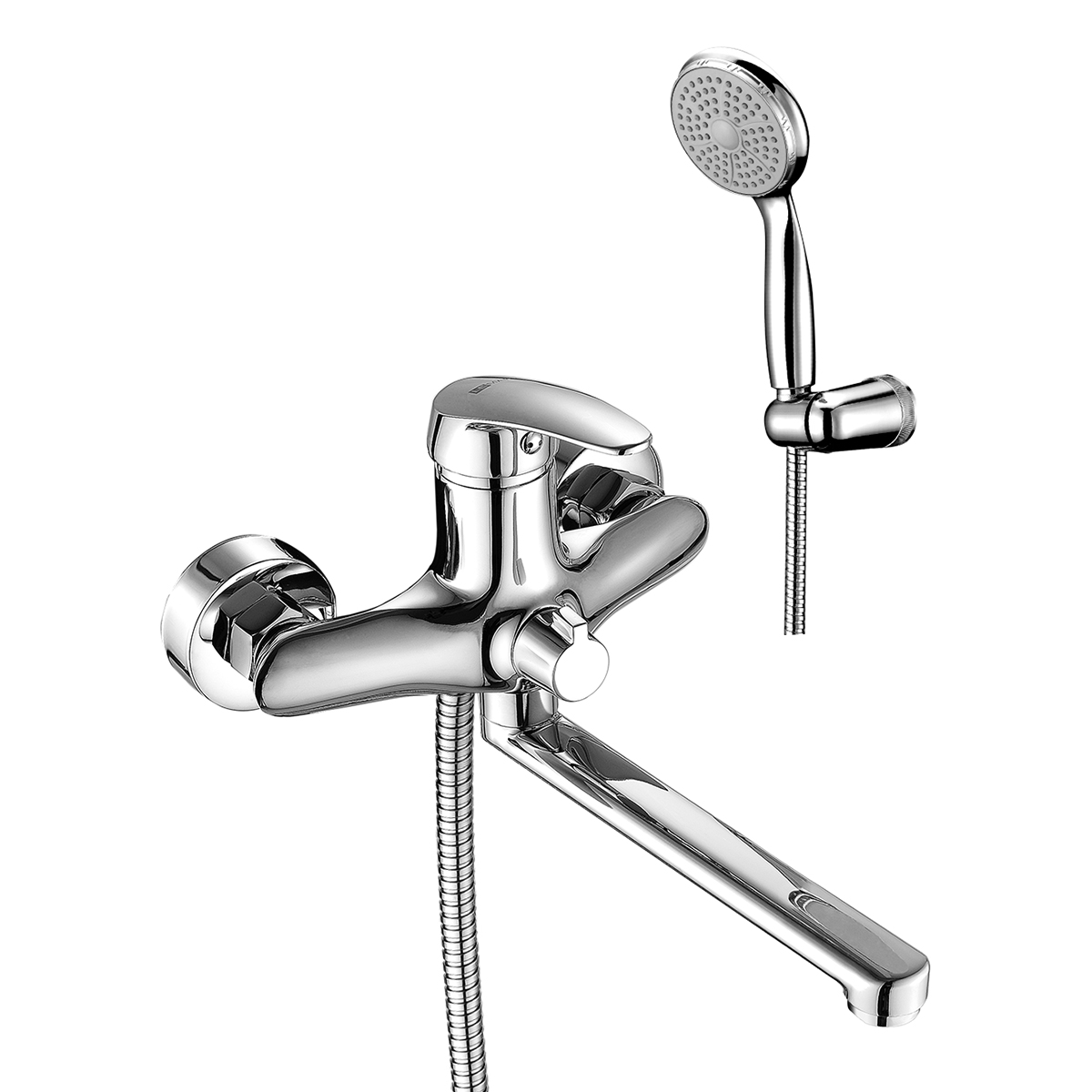 Linara Смеситель универсальный, плоск.излив 200мм, р/ОД, хром, LM, LM0417C