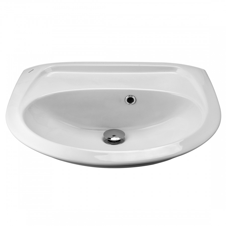 БРИЗ Умывальник б/отв. 50 см., хр.кольцо, крепление, САНТЕК