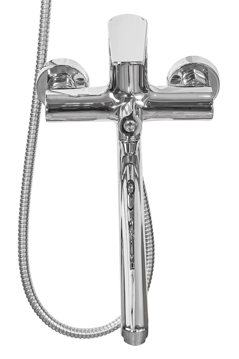 Смеситель для ванны с душем ПРОФСАН ПСМ-100-2-СТ ЭЛИТ тип См-ВУОРНШлА