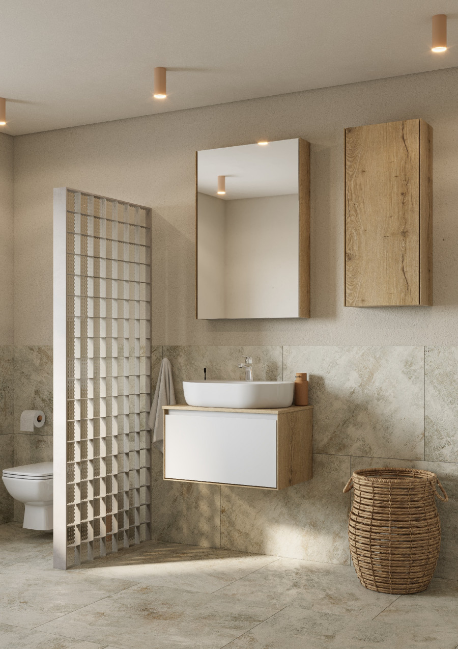 Шкаф навесной ЛИБЕРТИ 40, подвесной, дуб эльвезия