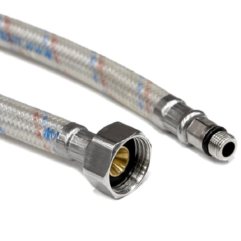 Подводка гибкая ПрофСан для смесителя, с полимерным покрытием, 50 см 1/2-М10 PS-WP-FMF50