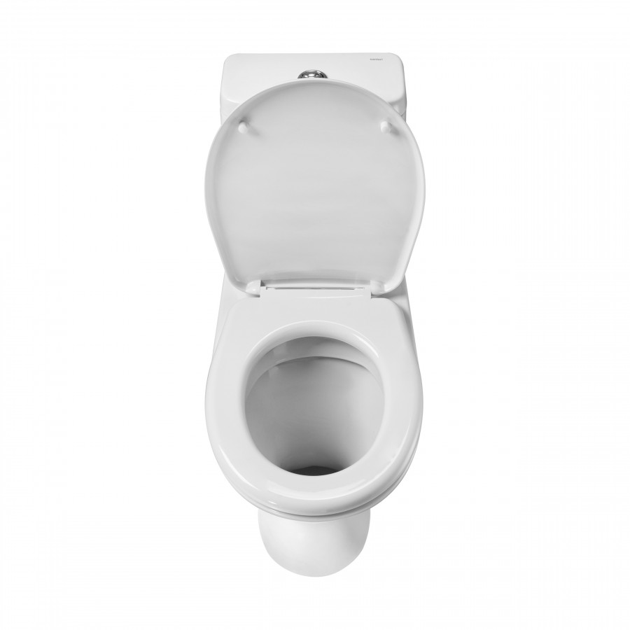 Унитаз-компакт "Грация", горизонт. вып. 2-х уров. арм., сид. полипрроп. SANTERI