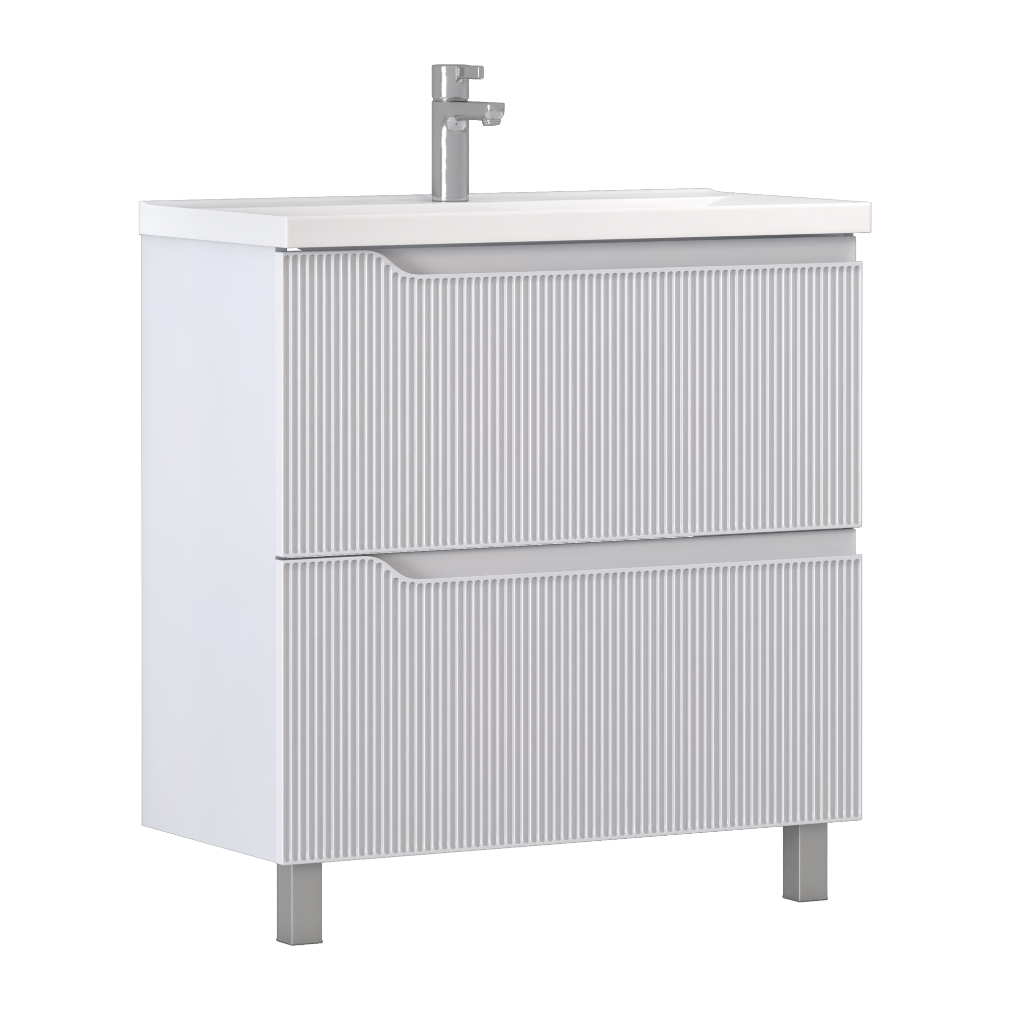 Тумба NEO 80-0-2, напольная, 2 ящ. (под раковину NEO 80) VIGO