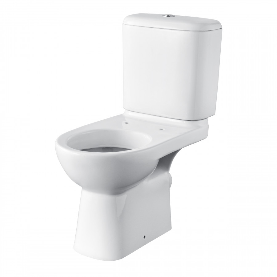 ACCESS Унитаз-компакт, горизонтальный выпуск, 2-х режимная арматура, сиденье дюропласт Soft-close, C