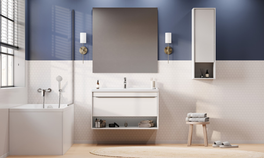 Шкаф навесной ХОУП 30, подвесной, белый матовый