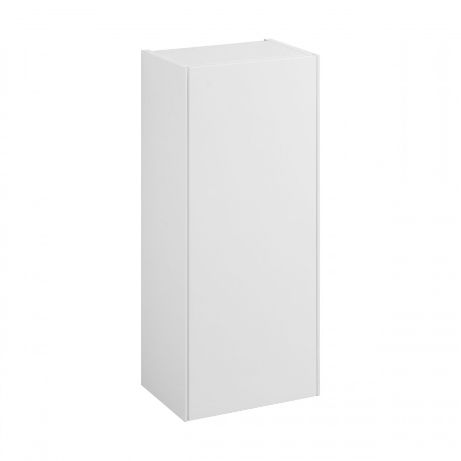 Шкаф АСТИ 40, подвесной, белый матовый/белый глянец