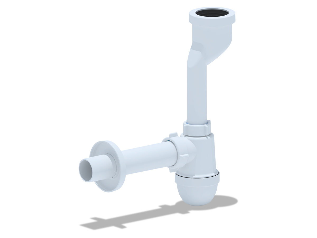 Сифон для писсуара АНИ Пласт U0104 40 с прямой трубой 40