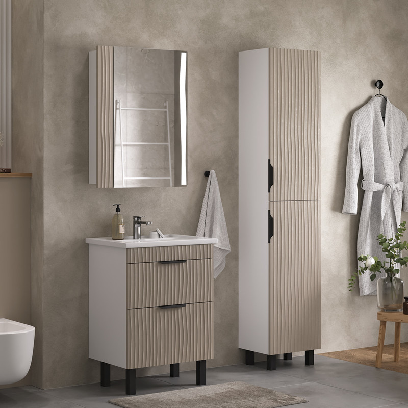 Пенал Лотти/Lotty 40, напольный, латте, VOLNA