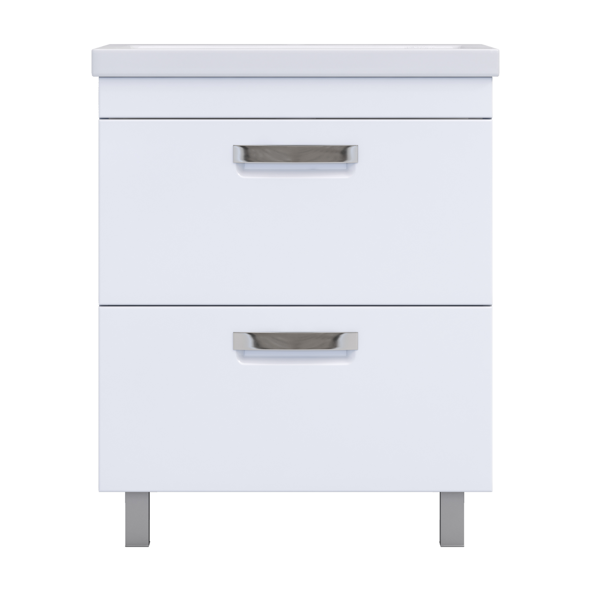 Тумба под раковину VIGO Plaza 70 напольная белый (tn.PLA.COM.70.2Y)