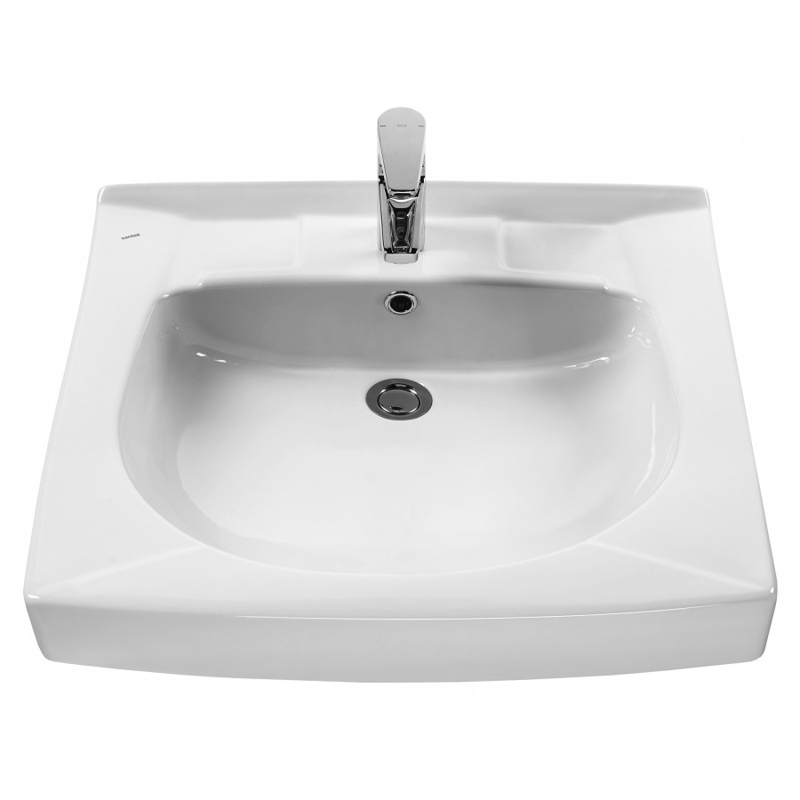 ПИЛОТ Умывальник 60/60 см. над стир.машиной, в компл. крепление, сифон,  САНТЕК