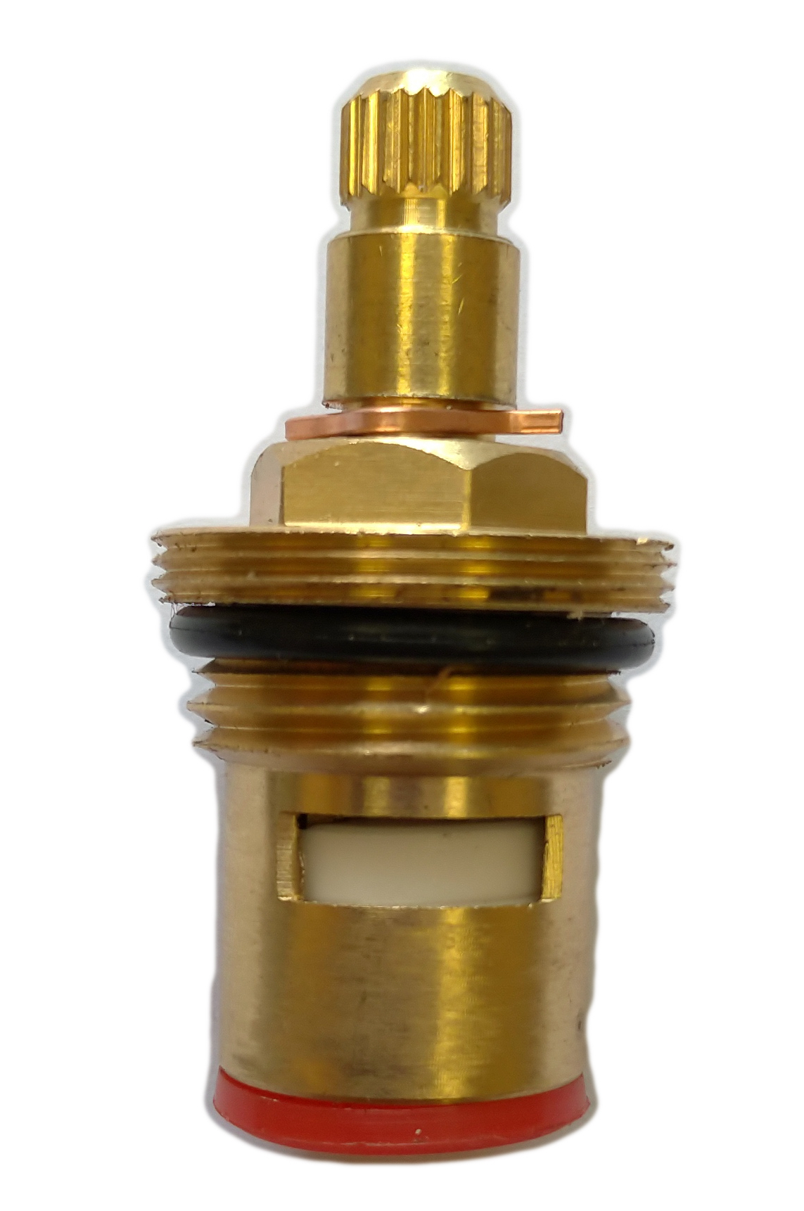 Кран-букса керамическая ПРОФСАН 1/2" 20 шлицов 2 резьбы PSM-1291-20