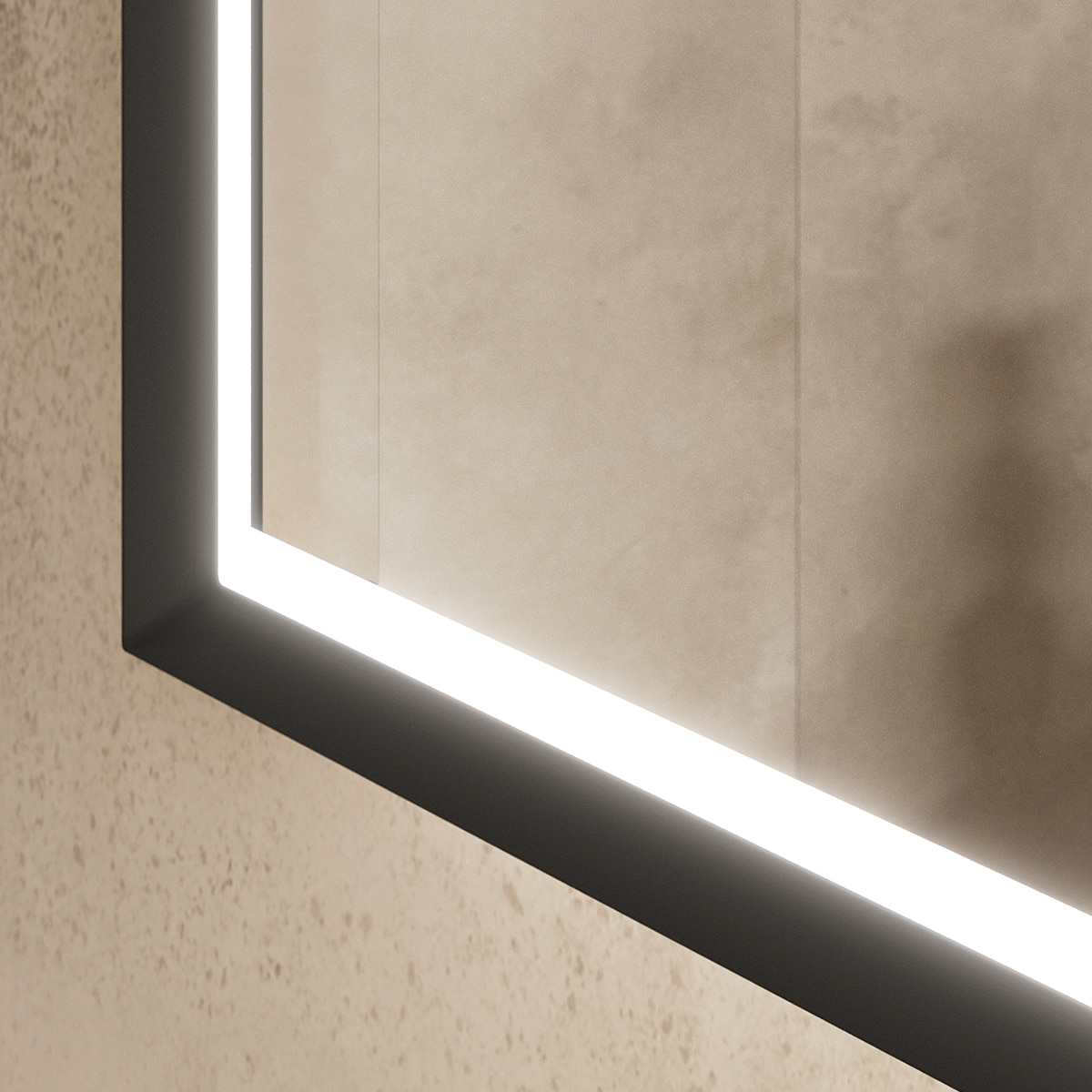 Зеркало EQUIL Forest LED 90 черный