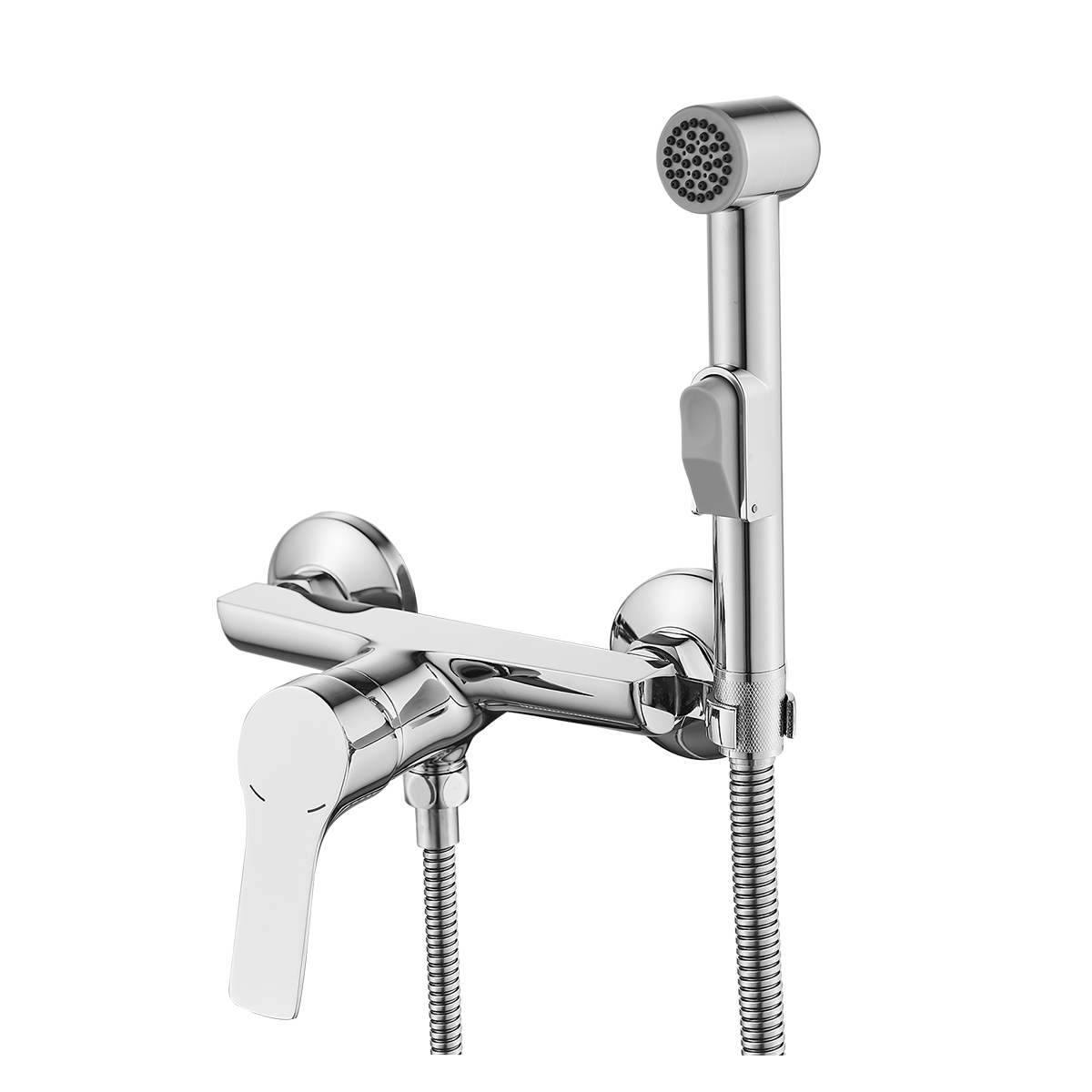 RS29 Смеситель для биде, гигиен.душ на стену, р/ОД, хром, ROS, RS29-52