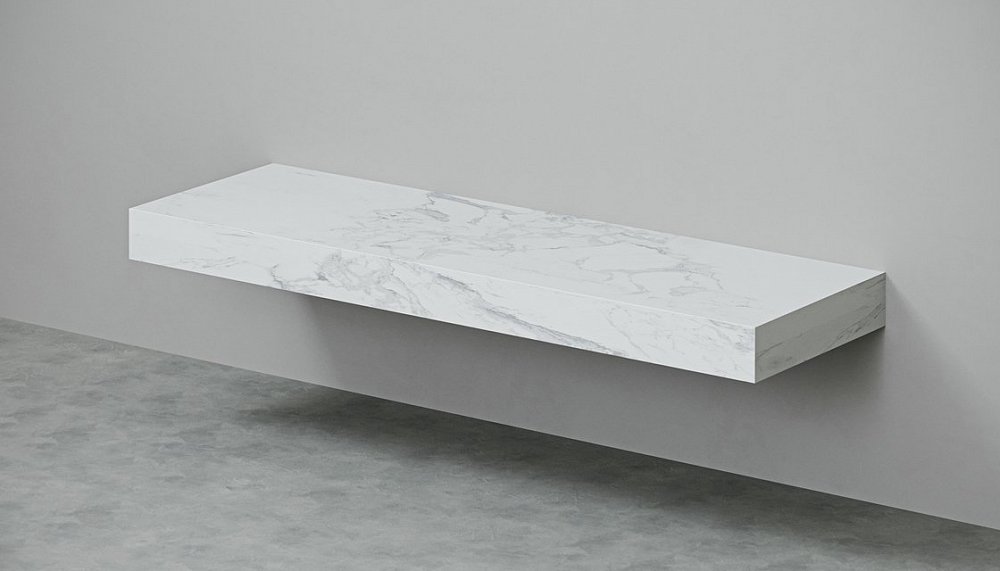 Столешница VELVEX Unit 160 белый мрамор