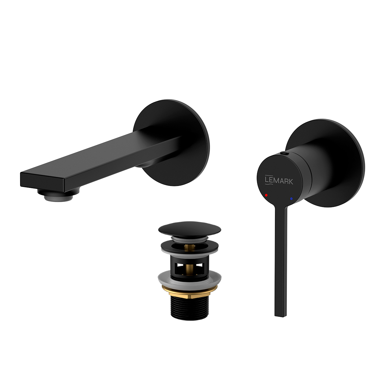 Смеситель Valday LMF-8133B-BL для раковины, встраиваемый