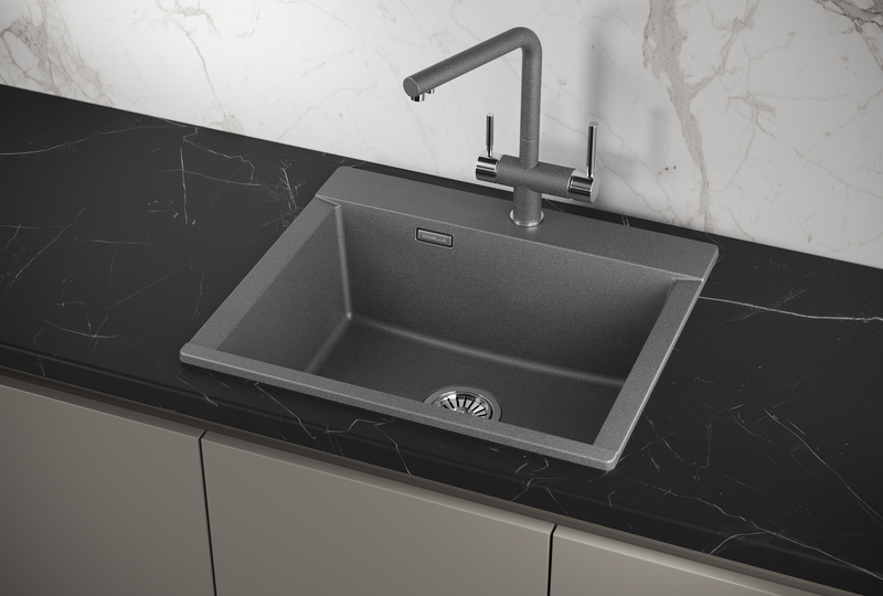 Кухонная мойка GRANULA (5804, ГРАФИТ)