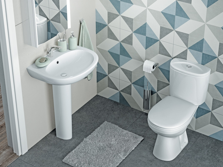 АНИМО Умывальник 55 см., хр.кольцо, крепление, САНТЕК