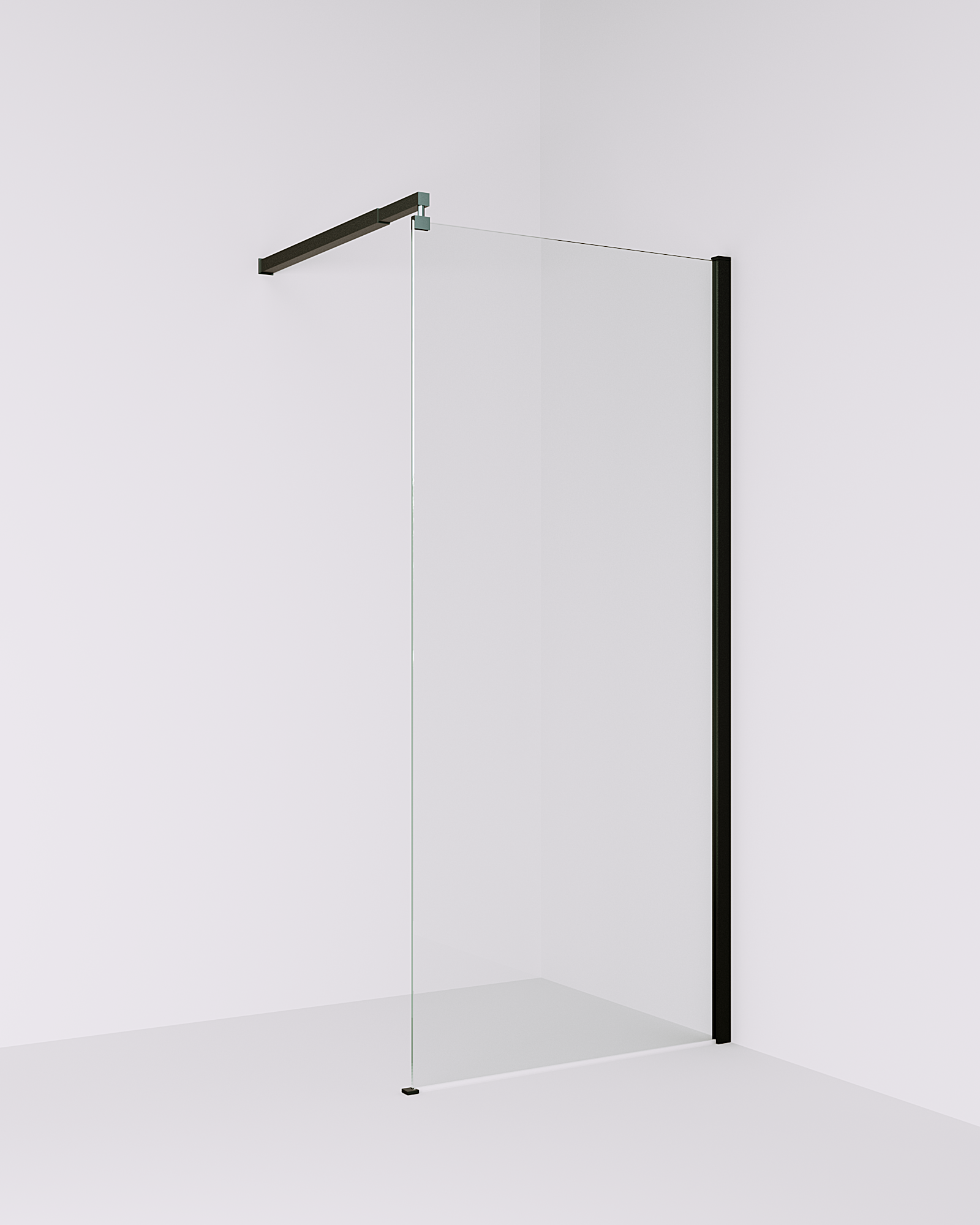 Душевая перегородка ALEX BAITLER 29 серия AB2990B1 прозрачное стекло