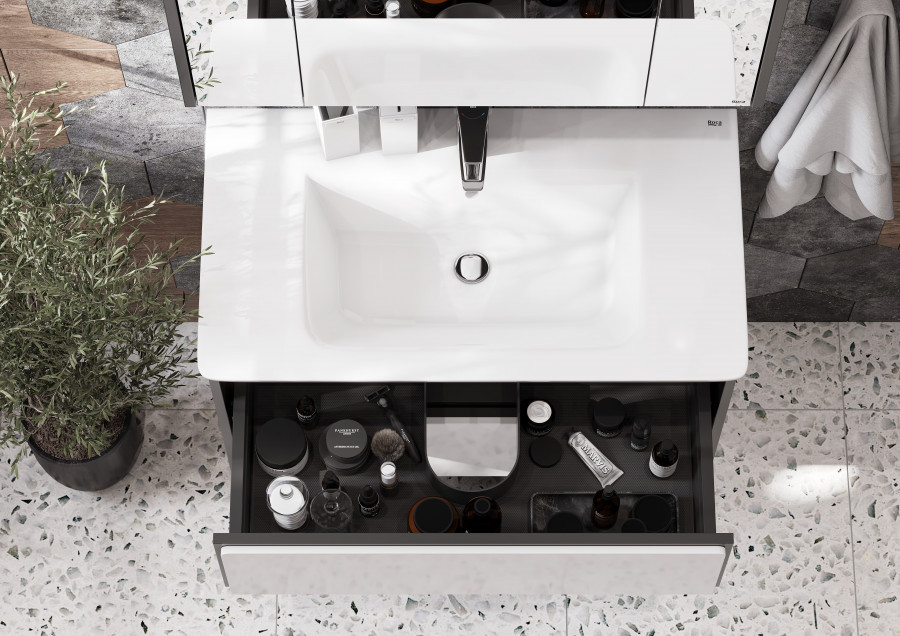 GAP UNIK Мебельная раковина 80, белая, ROCA