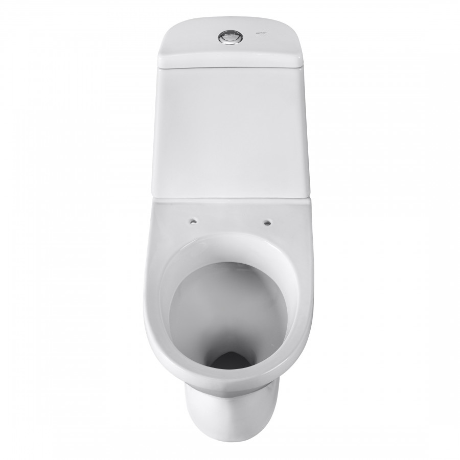 Унитаз-компакт Прайм (комфорт) (сид. полипр.с S-C, арм.2-х реж. Псков), белый SANTERI