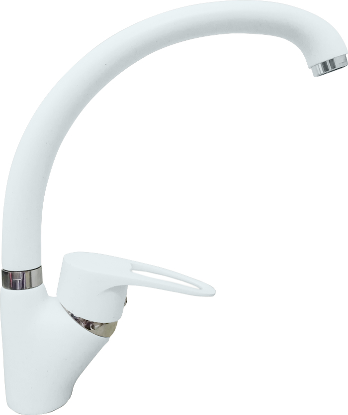 GF Смеситель для кухни, выс.пов.излив 204мм(к/40), р/ОД, иней, GF-