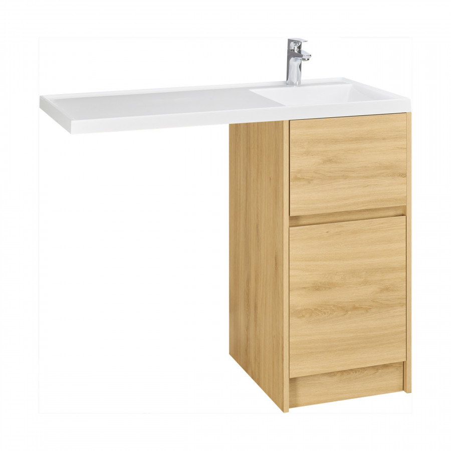 Фасады для тумбы ЛОНДРИ 40, компл. 2шт., дуб сантана