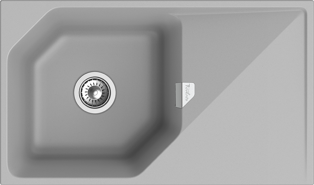 RIVELATO Мойка LOCUS 85  1-чаш 850*500 grigio metallizzato арт.