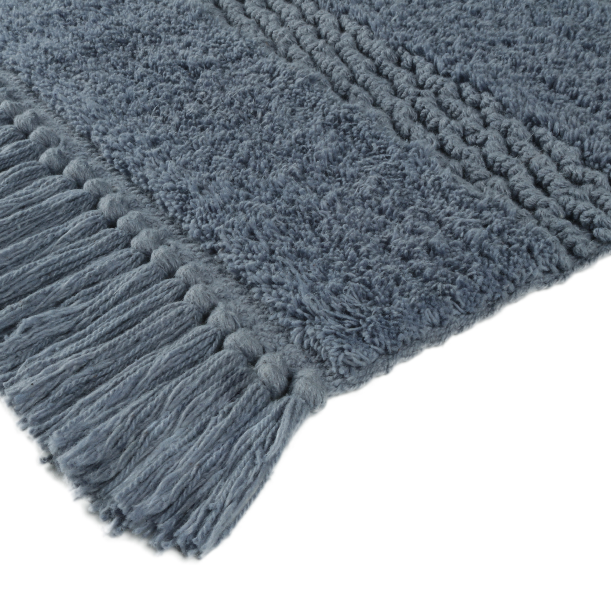 Коврик для ванной 1-ый Fixsen SANDAL, FX-8020C, серо-голубой, 50х80см 