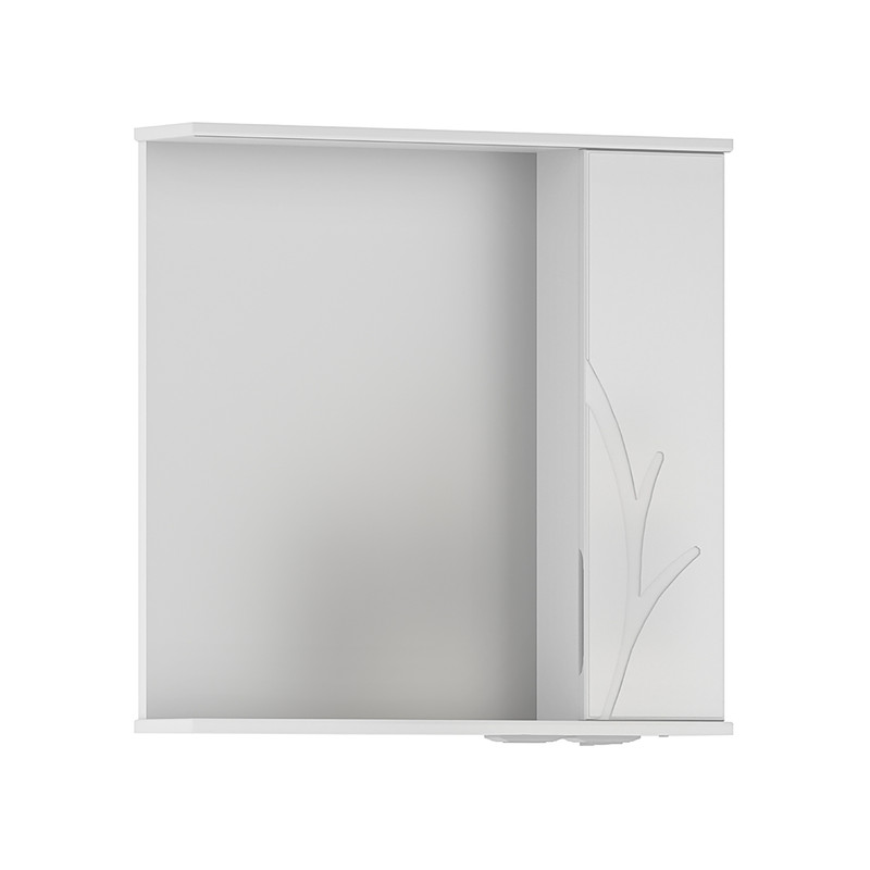 Зеркало-шкаф Adel 70, подвесной, правый, белый, VOLNA