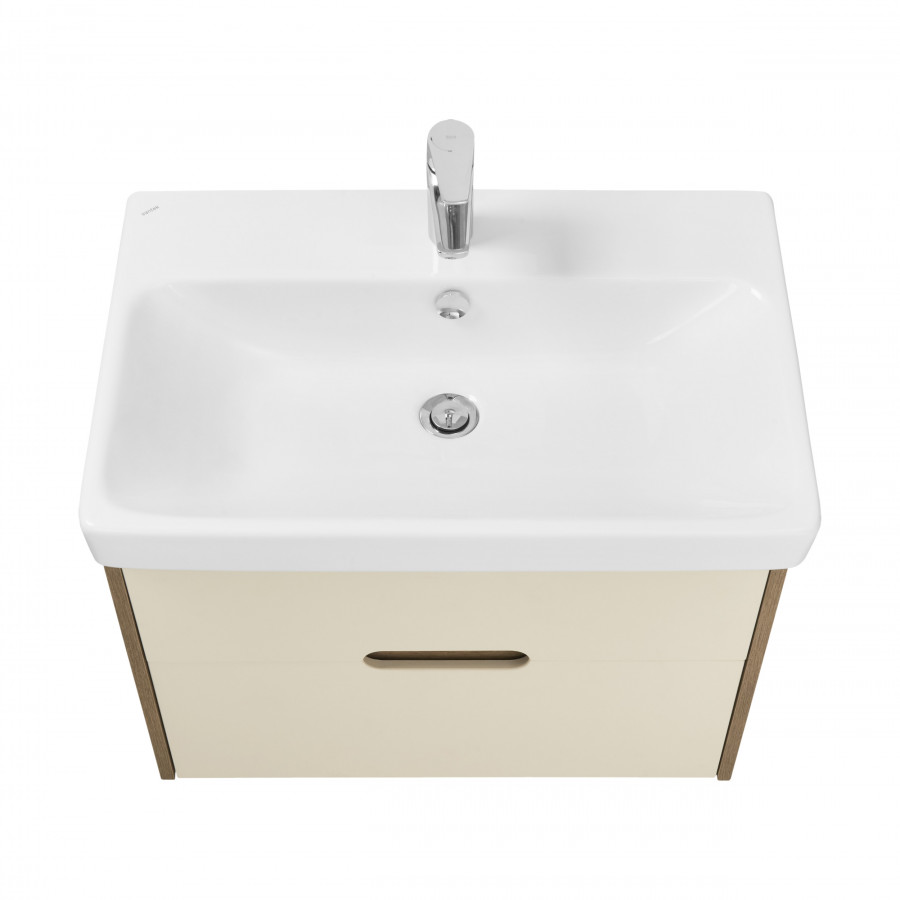 Тумба ОЛИВИЯ 70, бежевый, дуб велл (под раковину АДРИАНА 70)